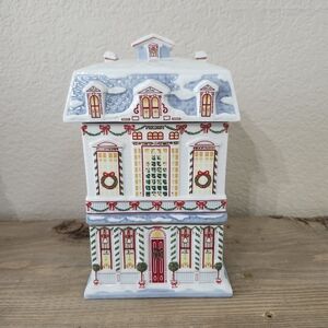 The Lenox Village Christmas Cookie Jar